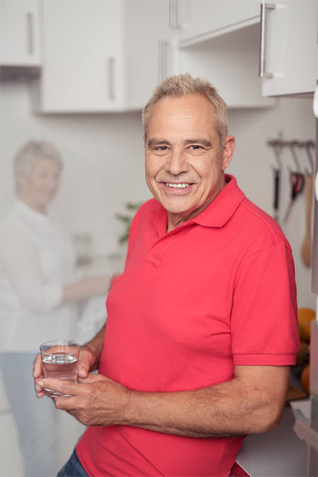Man with a Glass of Pure Water Man with a Glass of Pure Water