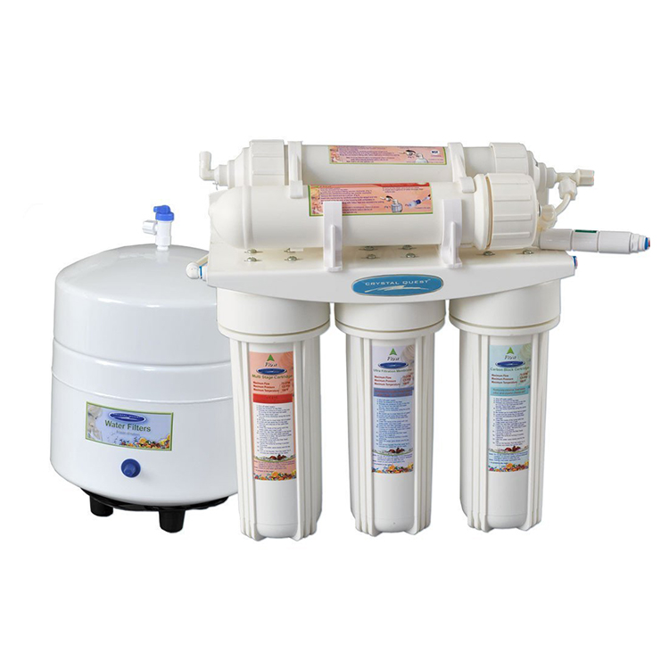 Crystal Quest CQE-RO-00101 Thunder 1000C Reverse Osmosis and UltraFiltration Undersink System - 50 GPD