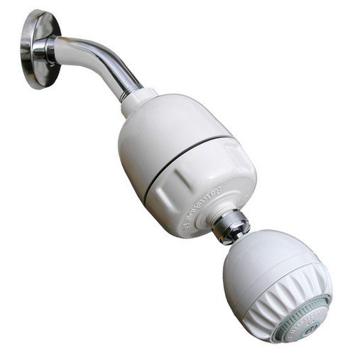 Rainshower CQ-1000-DS Rainshower Shower Filter CQ-1000 with Shower Head chromed or massaging - Chrome shower head