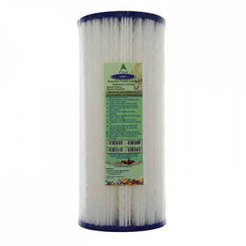 Crystal Quest CQ-R14-10x5 Pleated Sediment Filter Cartridge CP5BB 10"x4.5"