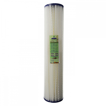 Crystal Quest CQ-R14-20x5 Pleated Sediment Filter Cartridge 5-micron 20x5 inch