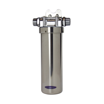 Crystal Quest CQE-WH-01100 Whole House Water Filter Single Steel 10"