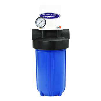 Crystal Quest CQE-WH-01104 Big Blue Whole House Water Filter 10"x5" Single Cartridge CQE-WH-01104