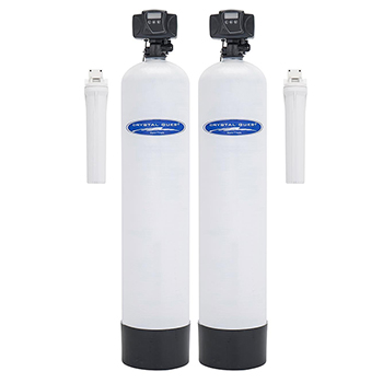 Crystal Quest CQE-WH-11670 Fluoride Whole House Water Filter Dual - 1.5 cu.ft