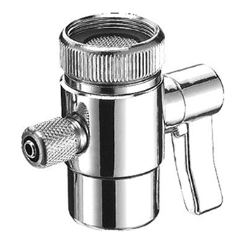 Crystal Quest CQE-PT-03001 Diverter Valve for Countertop Filter, Faucet Adapter