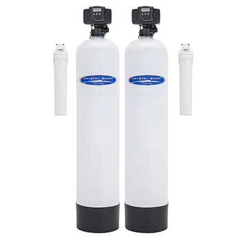 Crystal Quest CQE-WH-01199 Dual Iron, Manganese and Hydrogen Sulfide Water Filter - 1.5 cu.ft
