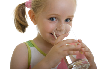 Benefits of Drinking Water for everyone Girl with a Glass